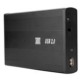 Case 3.5 Sata Para Hd 500gb 1tb 2tb Com Cabo E Fonte Preta