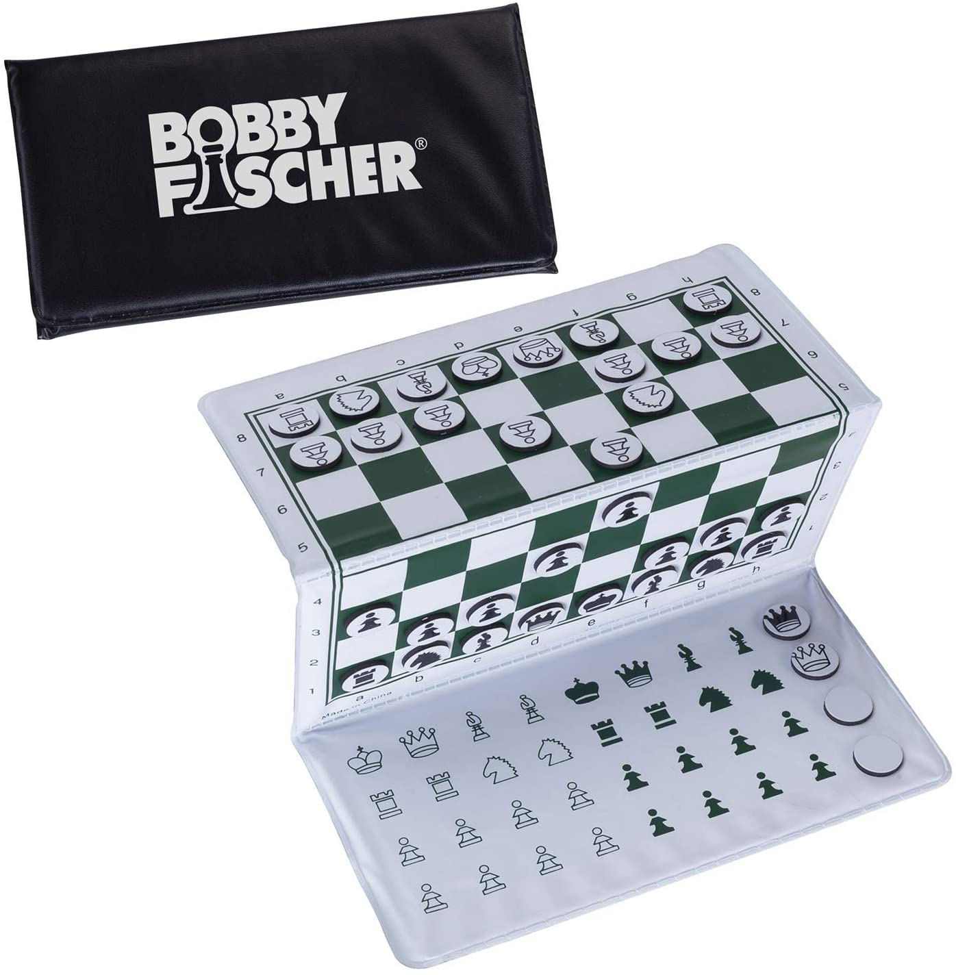 Bobby Fischer Mini Conjunto De Xadrez De Bolso Magnético - Viagem