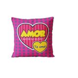 Almofada Para Sofá Sala Cheia 40x40 Amor Maior