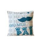 Almofada Para Sofá Sala Cheia 40x40 Amo Meu Pai