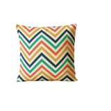 Almofada Para Sofá Sala Cheia 40x40 Zig Zag Colorido