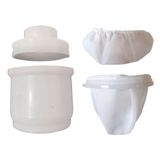 Kit Forma Queijo Minas Cobocó Prensa Cpo500 Dessorador Touca