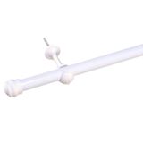 Varão De Cortina Simples 4 Metros 19mm Branco