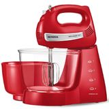 Batedeira Mondial Bella Massa Inox Red B-29, 4 Velocidades, Vermelha - 110V