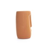 Cachepot Em Cerâmica Rosto Terracota 17x14cm