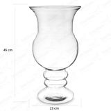 Vaso De Vidro Para Decoração Italia 45x23