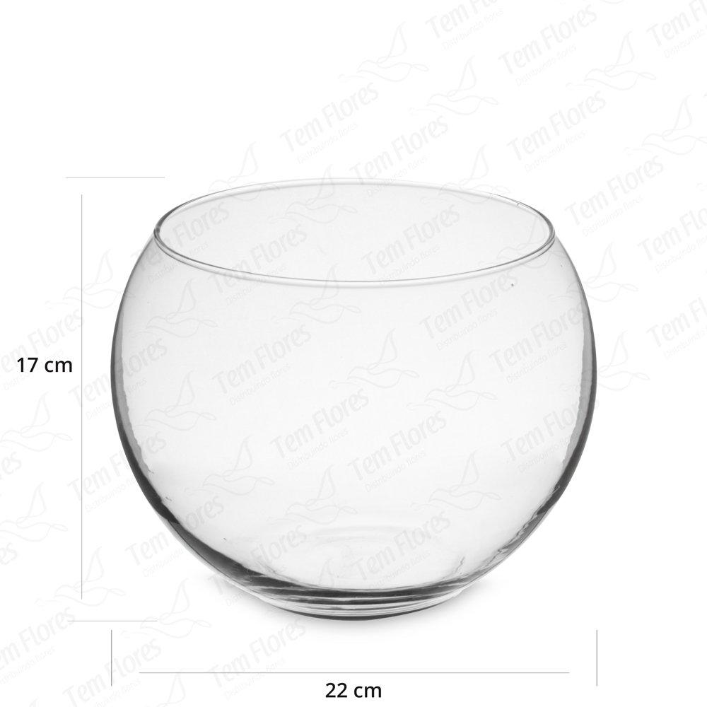 3 Pçs De Vaso De Vidro Para Decoração Aquario 17x22