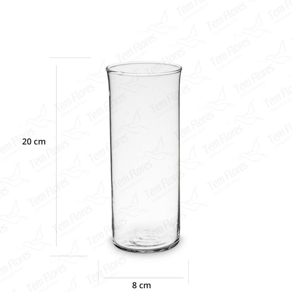 5 Pçs De Vaso De Vidro Para Decoração Tubo De Vidro 22x8