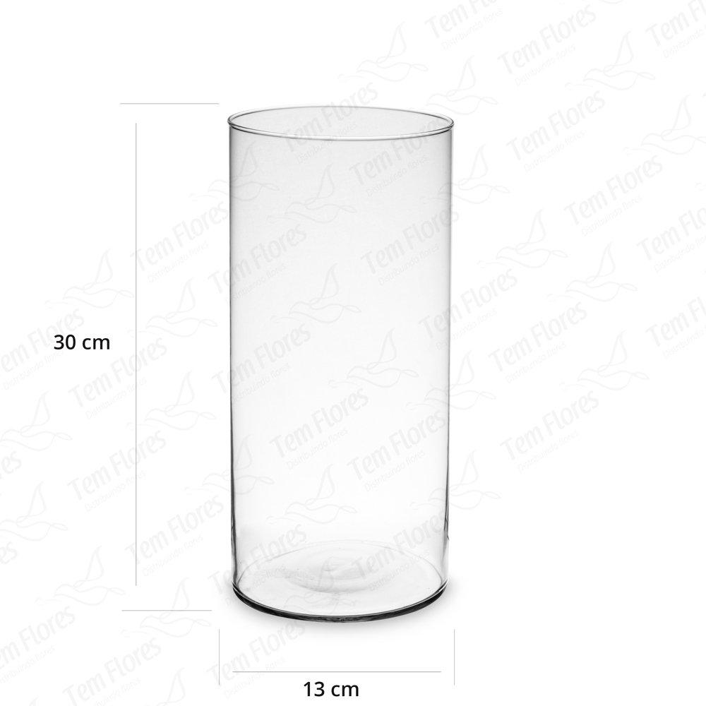 2 Pçs De Vaso De Vidro Para Decoração Tubo De Vidro 30x15