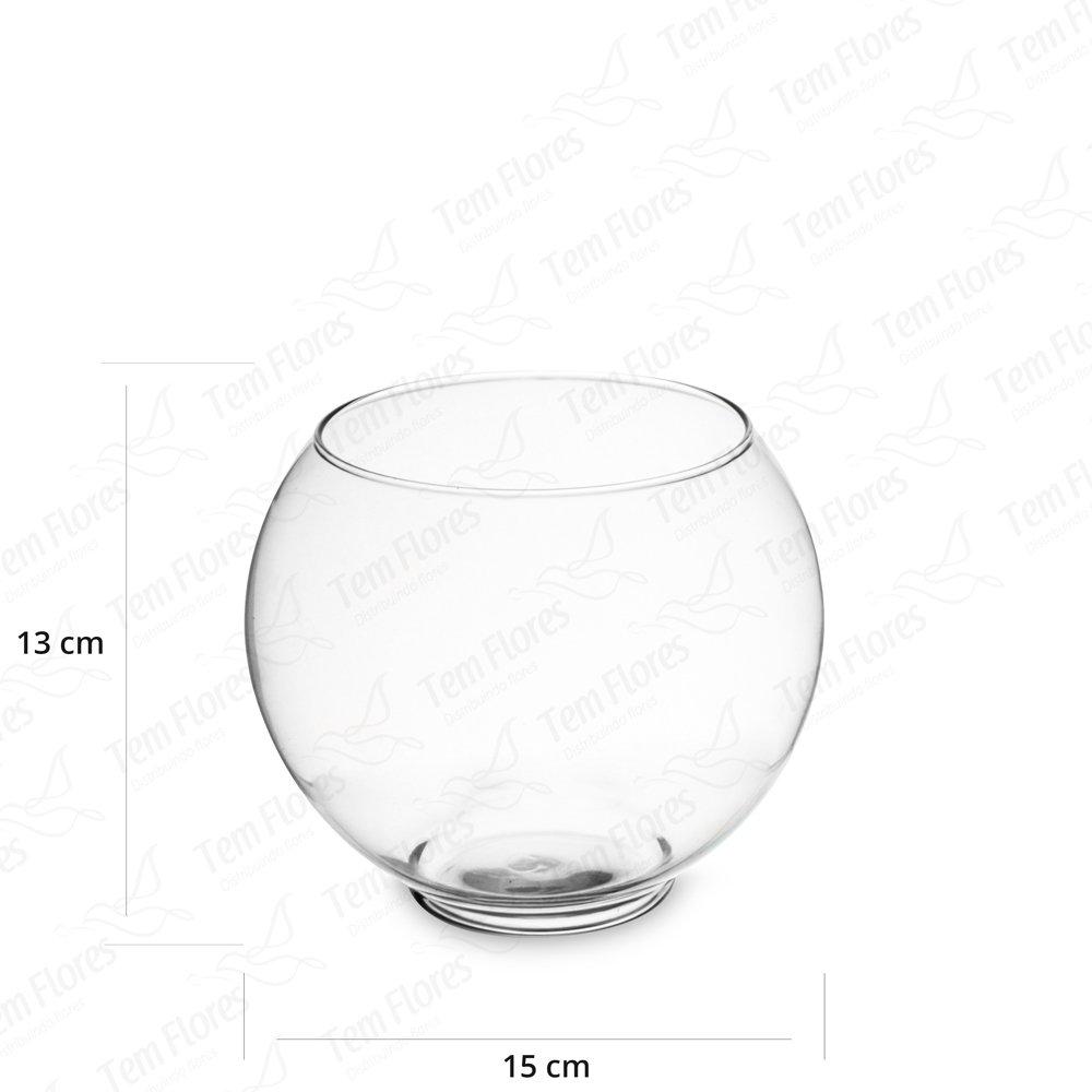 5 Pçs De Vaso De Vidro Para Decoração Aquario Médio 13x15