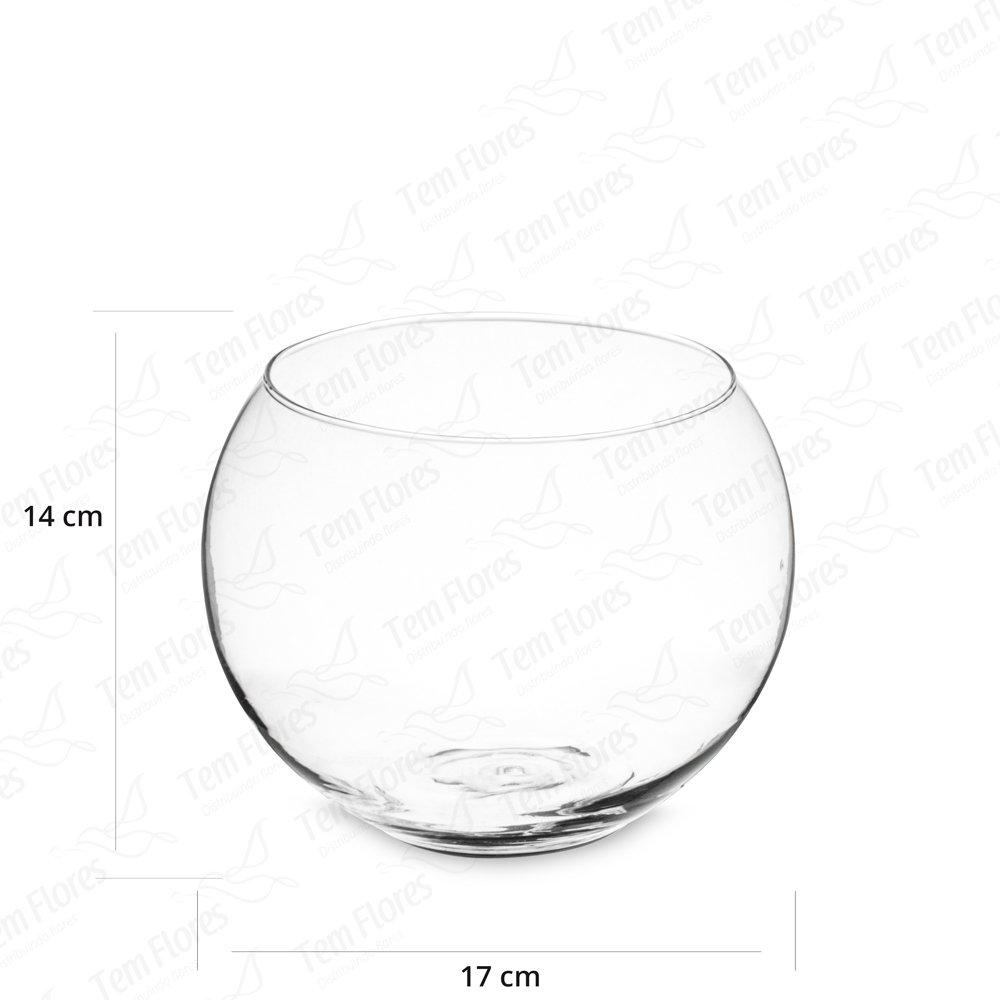 Vaso De Vidro Para Decoração Aquario 14x17