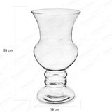 Vaso De Vidro Para Decoração Italia 35x18