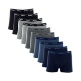 Kit Cueca Boxer Mash 10 Peças Masculina Algodão Elástico Sortido 03 M