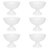 Conjunto 6 Taças Para Sobremesa Oxford Soleil White Porcelana