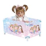 Berço Chiqueirinho de Boneca Baby Alive Princesas Sereias