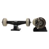 Truck Para Skate  Profissional 129Mm + Jogo De Rodas 53Mm