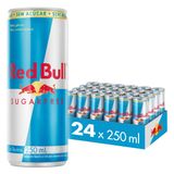 Energético Sem Açúcar Red Bull Energy Drink Sugarfree, 250 ml (24 latas)
