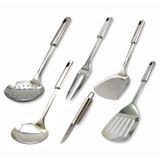 Jogo De Utensílios Inox 6 Peças Cozinha Barato Luxo