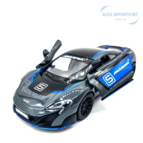 Miniatura Carro Mclaren 675lt Ferro Fricção Coleção 1:38 F