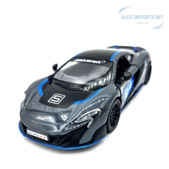 Miniatura Carro Mclaren 675lt Ferro Fricção Coleção 1:38 F