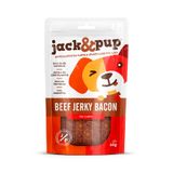 Petisco Jack&amp;pup Beef Jerky Bacon Para Cães 60g