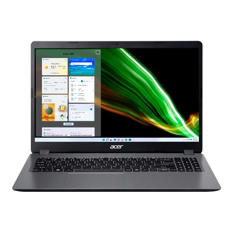 Notebook - Acer A315-56-3478 I3-1005g1 1.20ghz 4gb 256gb Ssd Intel Uhd Graphics Windows 11 Home Aspire 3 15,6" Polegadas