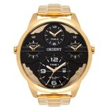 Relogio Orient Masculino Mgsst002 P2kx Preto Dourado