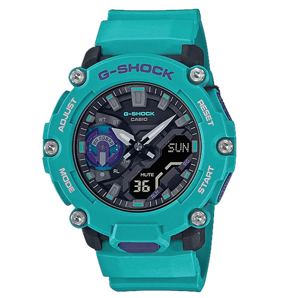 Relógio Casio G-shock Masculino Azul Ga-2200-2adr