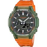 Relógio Casio G-shock Verde Laranja Anadigi Ga-2100hc-4adr