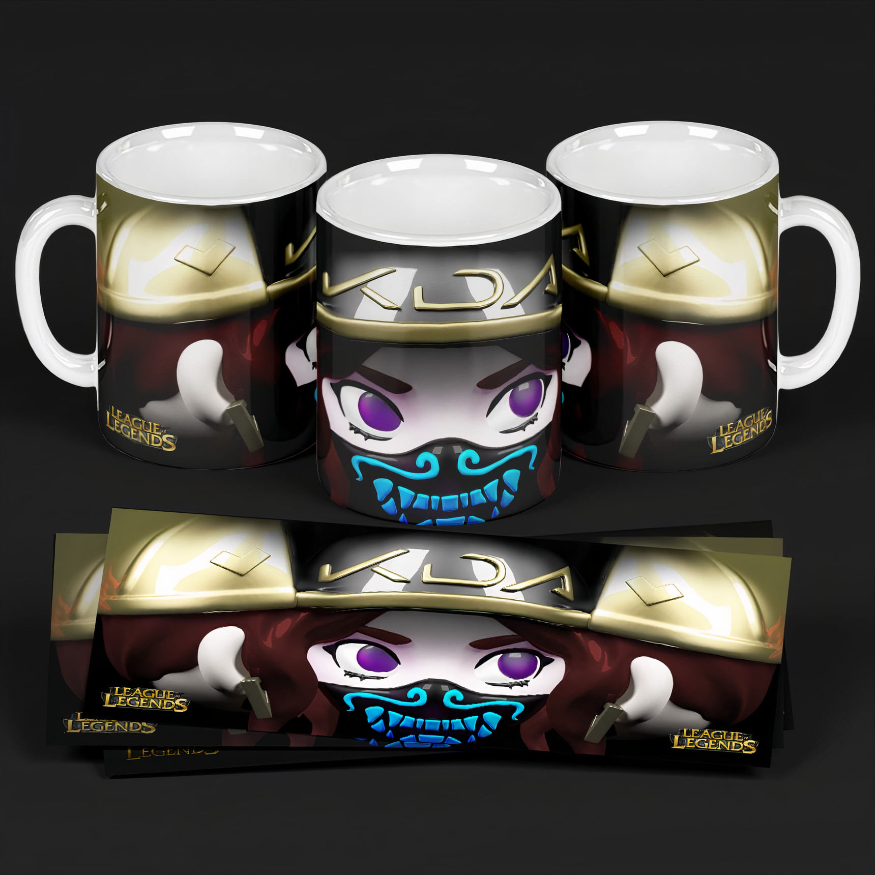 Caneca Akali - League Of Legends