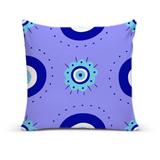 Almofada Para Sofá Sala Com Enchimento 40x40 Azul Olho Grego