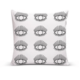 Almofada Para Sofá Sala Cheia Com Enchimento 40x40 Olhos