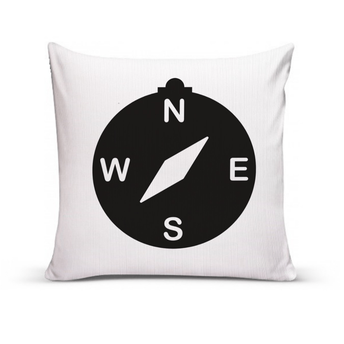 Almofada Para Sofá Sala Com Enchimento 40x40 Bússola
