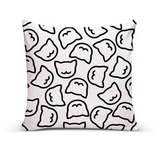 Almofada Para Sofá Sala Cheia Com Enchimento 40x40 Gatos