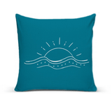 Almofada Para Sofá Sala Cheia Com Enchimento 40x40 Sol E Mar
