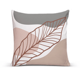 Almofada Para Sofá Sala Com Enchimento 40x40 Folha Boho