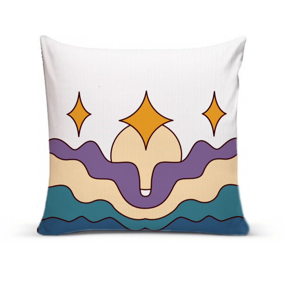 Almofada Para Sofá Sala Cheia Com Enchimento 40x40 Vintage