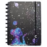 CADERNO GRANDE COM 60F PAUTADAS E COM 20F SEM PAUTA BY GOCASE POEIRA DAS ESTRELAS - CIGD4096