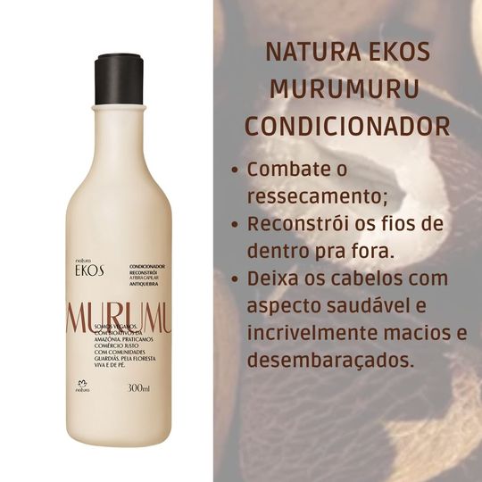 Kit Natura Ekos Shampoo+condicionador Murumuru Reconstrução - Carrefour