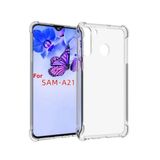 Capinha Silicone Transparente Antichoque Samsung Galaxy A21