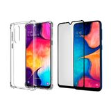 Capinha Antichoque + Vidro 3d Para Samsung Galaxy A30s / A50