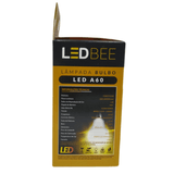 Kit 50 X Lampada LED bulbo 9w amarela LEDBee