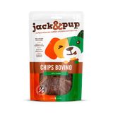 Petisco Jack&amp;pup Chips Bovino Para Cães