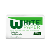 Papel Interfolha Branco 21x22 White Paper C/1.000 Folhas White Paper