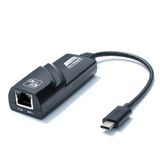 Adaptador De Rede Lan , Alta Qualidade, Usb 3.1 Tipo C Para Rj45 100/1000mbps Ethernet