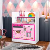 Cozinha Infantil Mdf Rosa Pink Magia Gabrielli Móveis