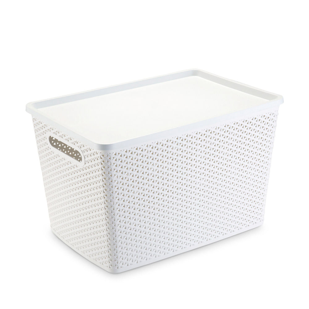 Cesto/caixa Rattan 50 Litros - Plasnorthon