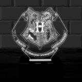 Luminária Led 3d Harry Potter Abajur 2 - Branco