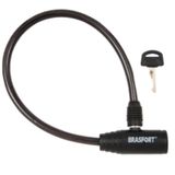 Cadeado Para Bicicleta Com Chave 8mm 40cm Para Bicicleta