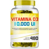 Vitamina D3 10.000Ui com 480 cápsulas
